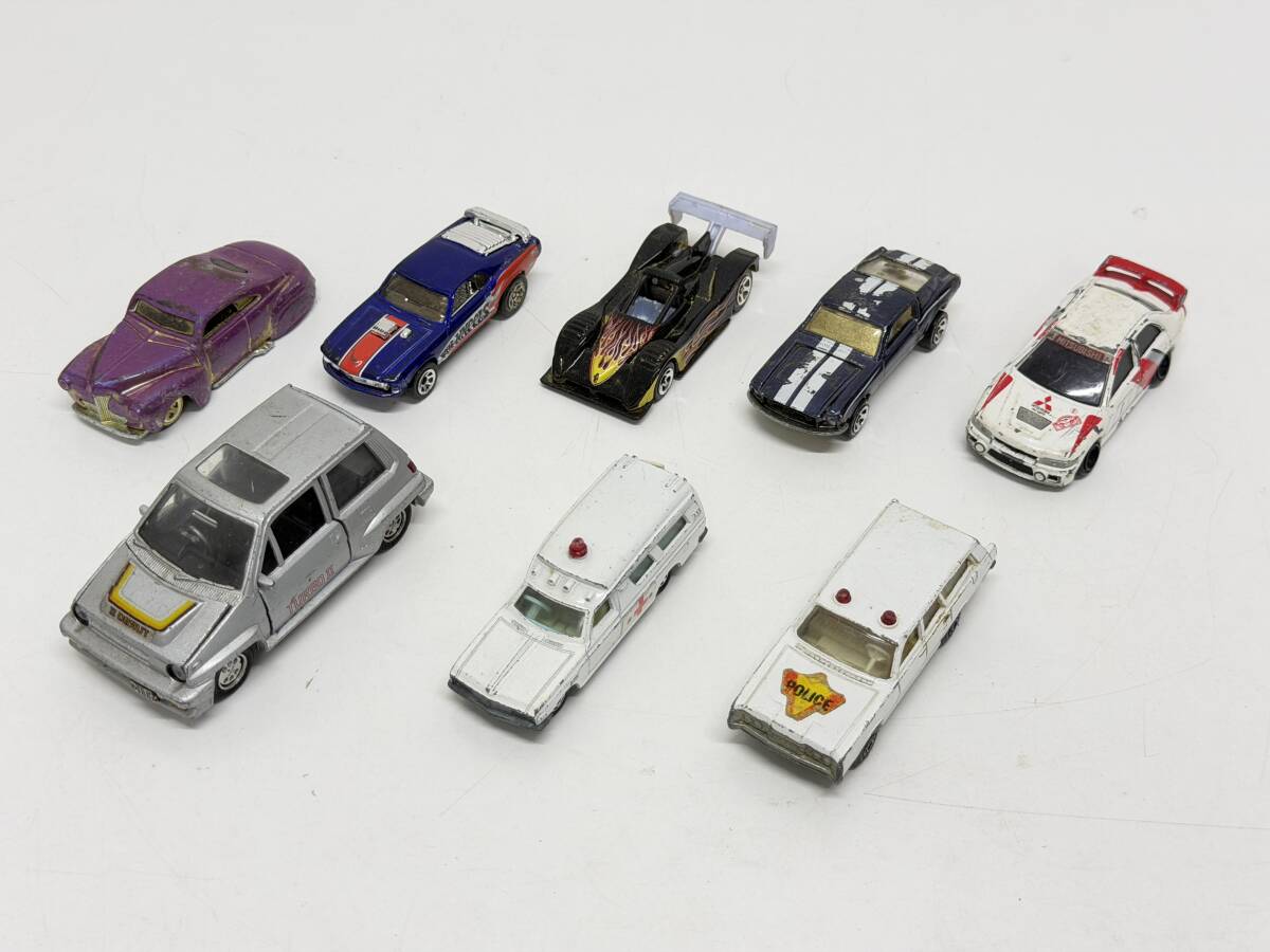 E-3438【同梱不可】980円～ 現状品　ミニカー　8点まとめ　tomica/トミカ　黒箱　マッチボックス/ダイヤペット 他　1968～1999年製　レトロ