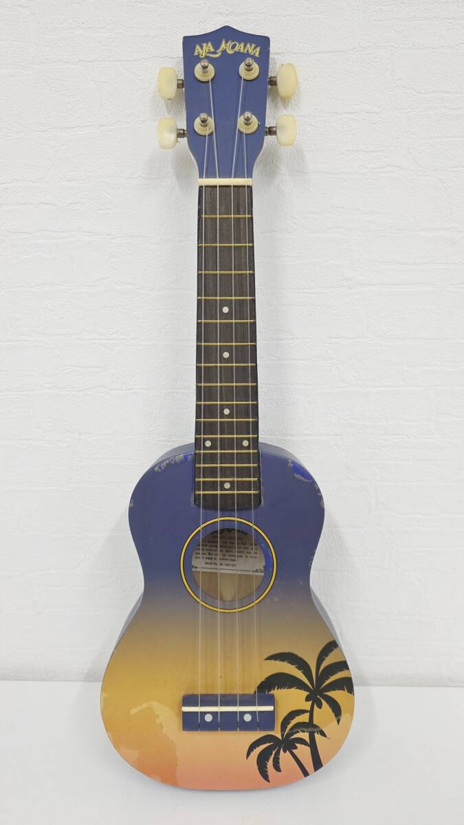 E-3285 【同梱不可】980円～ 現状品　ALA MOANA/アラモアナ　ウクレレ　UK-100GSST　ホノルルの夕べ　弦楽器　楽器