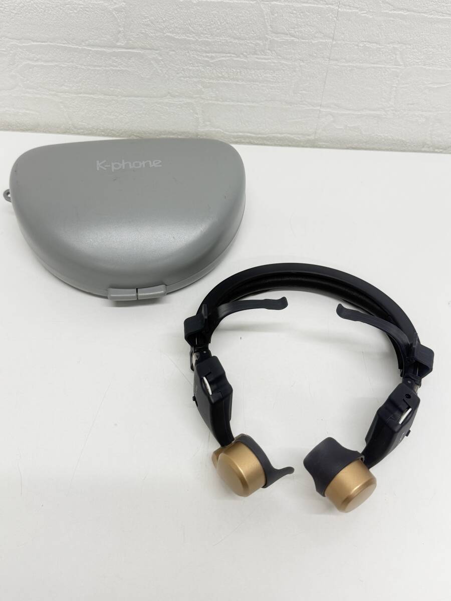 E-3328 【同梱不可】980円～ 現状品　COCOCIMO/ココチモ　 K-phone　きこえるホン　ES-800KU　集音器　補聴器　ケース付き　通電未確認