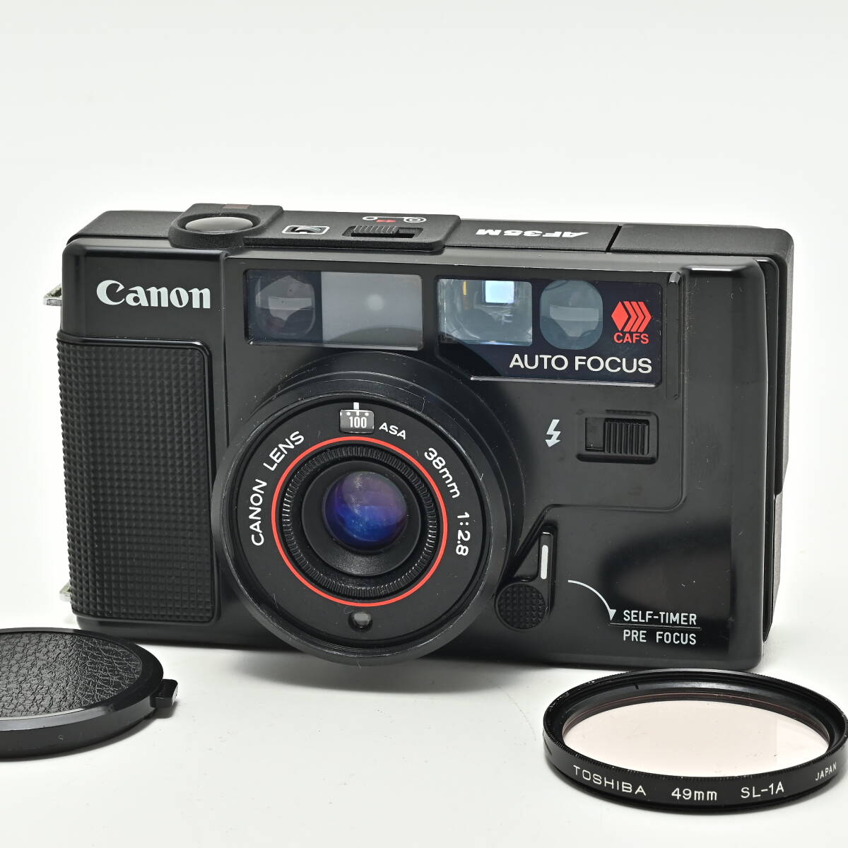 1N-056 Canon キヤノン AF35M オートフォーカス コンパクトフィルムカメラ 単焦点