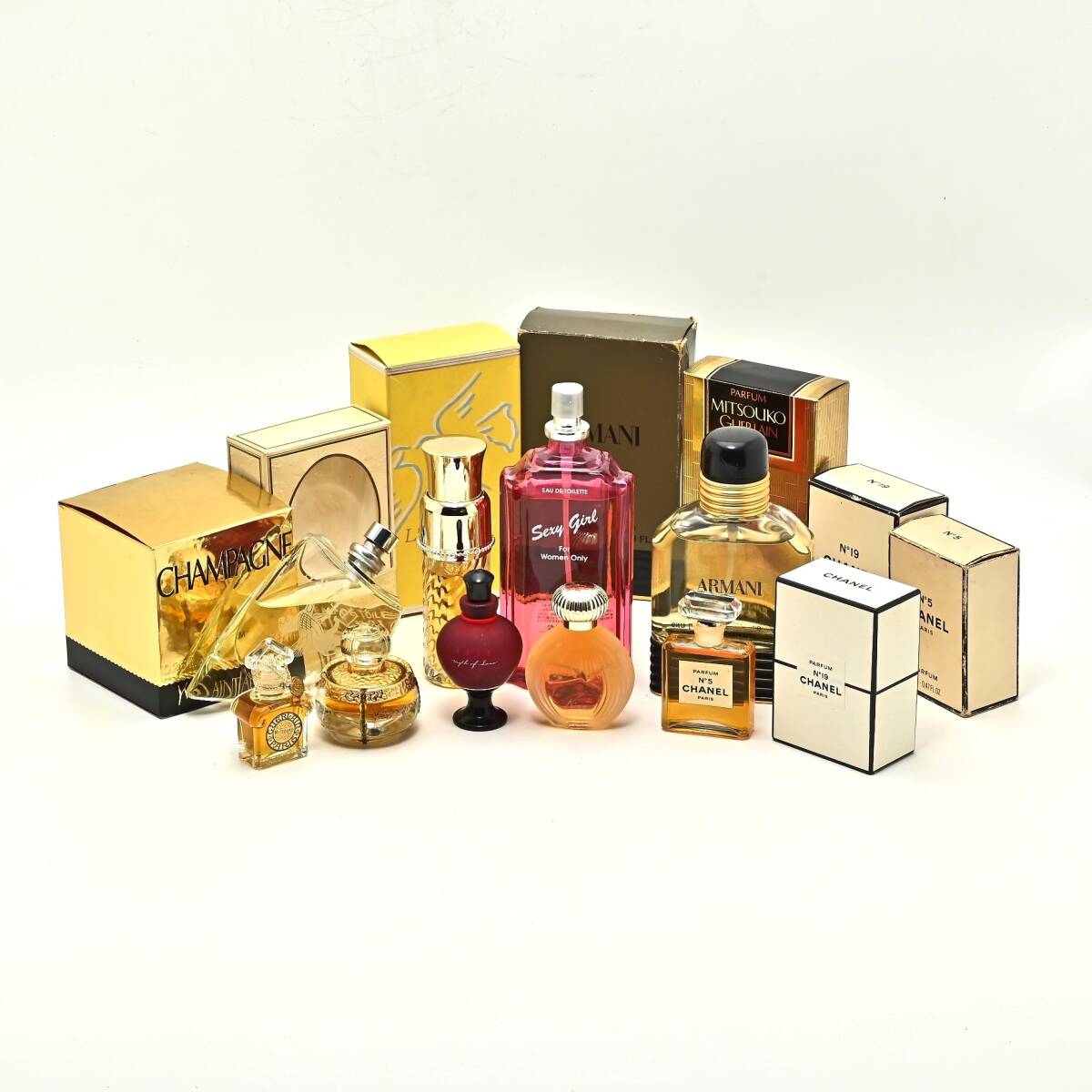 A3566 香水 いろいろ まとめて 10個 CHANEL シャネル YSL イヴサンローラン ARMANI アルマーニ 等 レディース メンズ