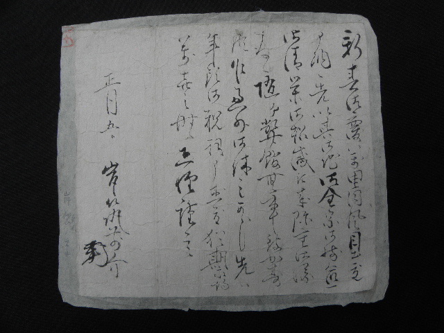 41 模写 岸岱 岸筑前介 肉筆 書 / 絵師 岸駒 文書 古文書 書画 古書