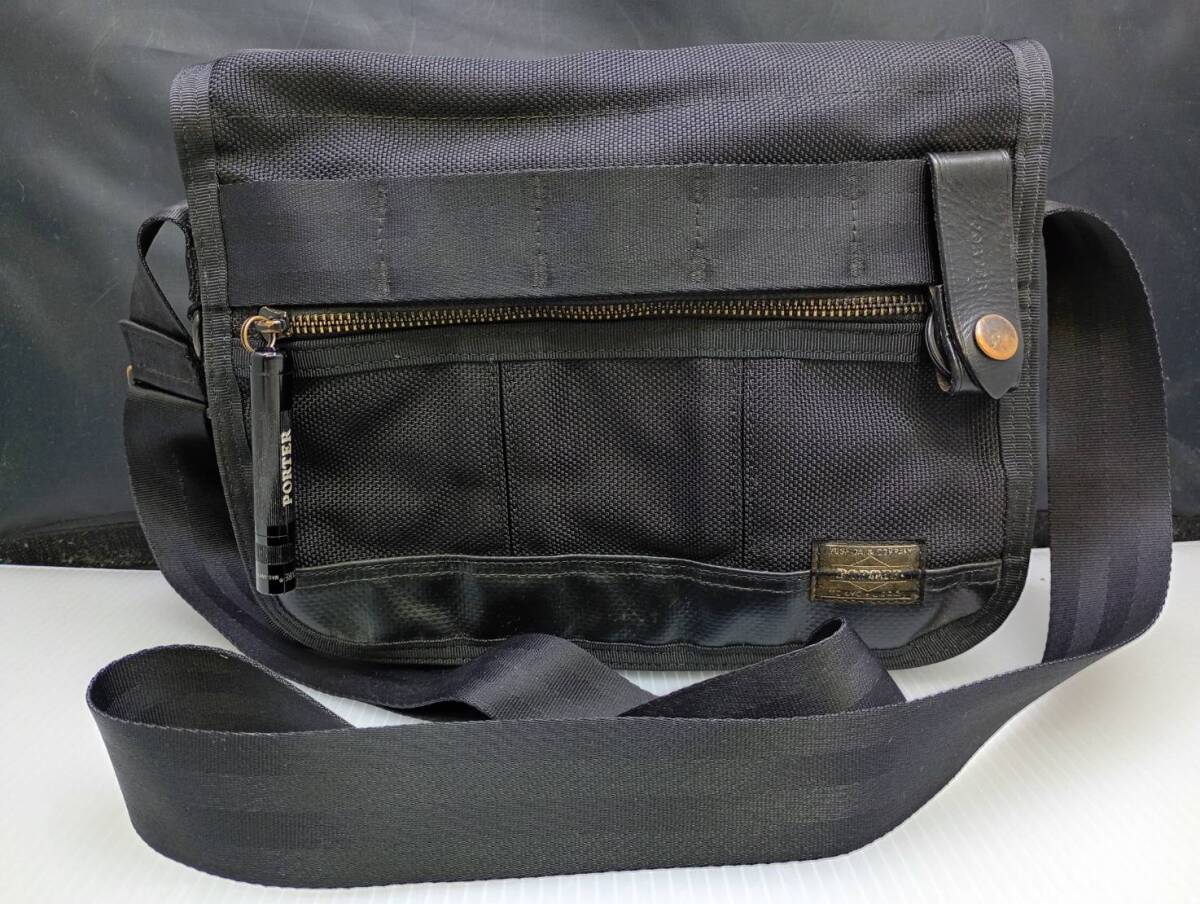 PORTER■ポーター 吉田カバン HEAT ヒート ショルダー バッグ バリスターナイロン ■中古品
