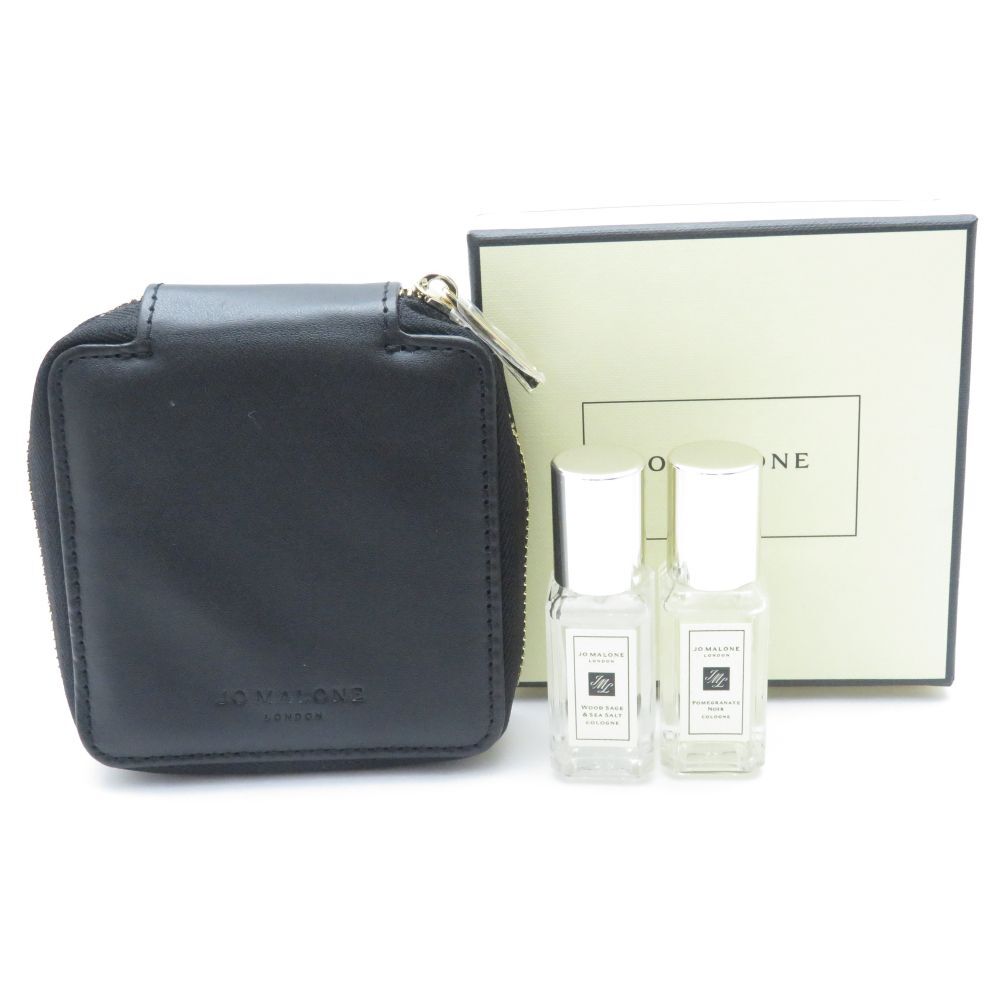 美品 JoMALONE ジョーマローン ウッドセージ&シーソルト/ポメグラネート ノアール 香水 2点 9ml セット コロン ミニ フレグランス BU7113AM