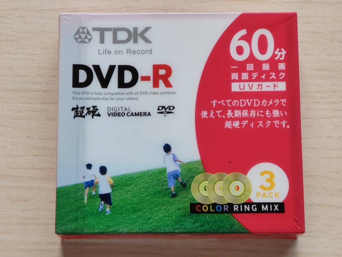 新品 TDK ビデオカメラ用DVD-R 3枚セット