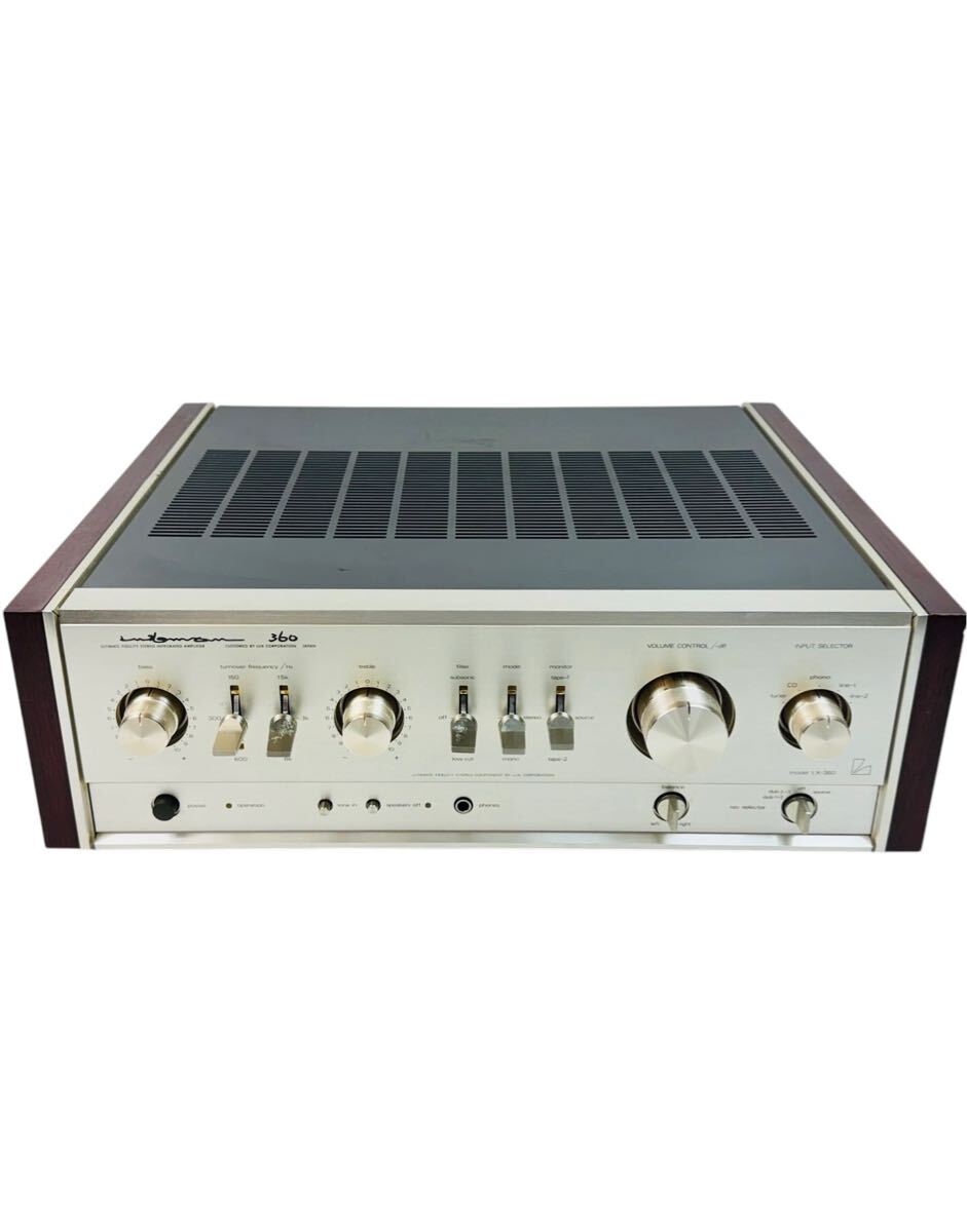 LUXMAN ラックスマン INTEGRATED AMPLIFIER 管球式インテグレーテッドアンプ 真空管プリメインアンプ LX-360