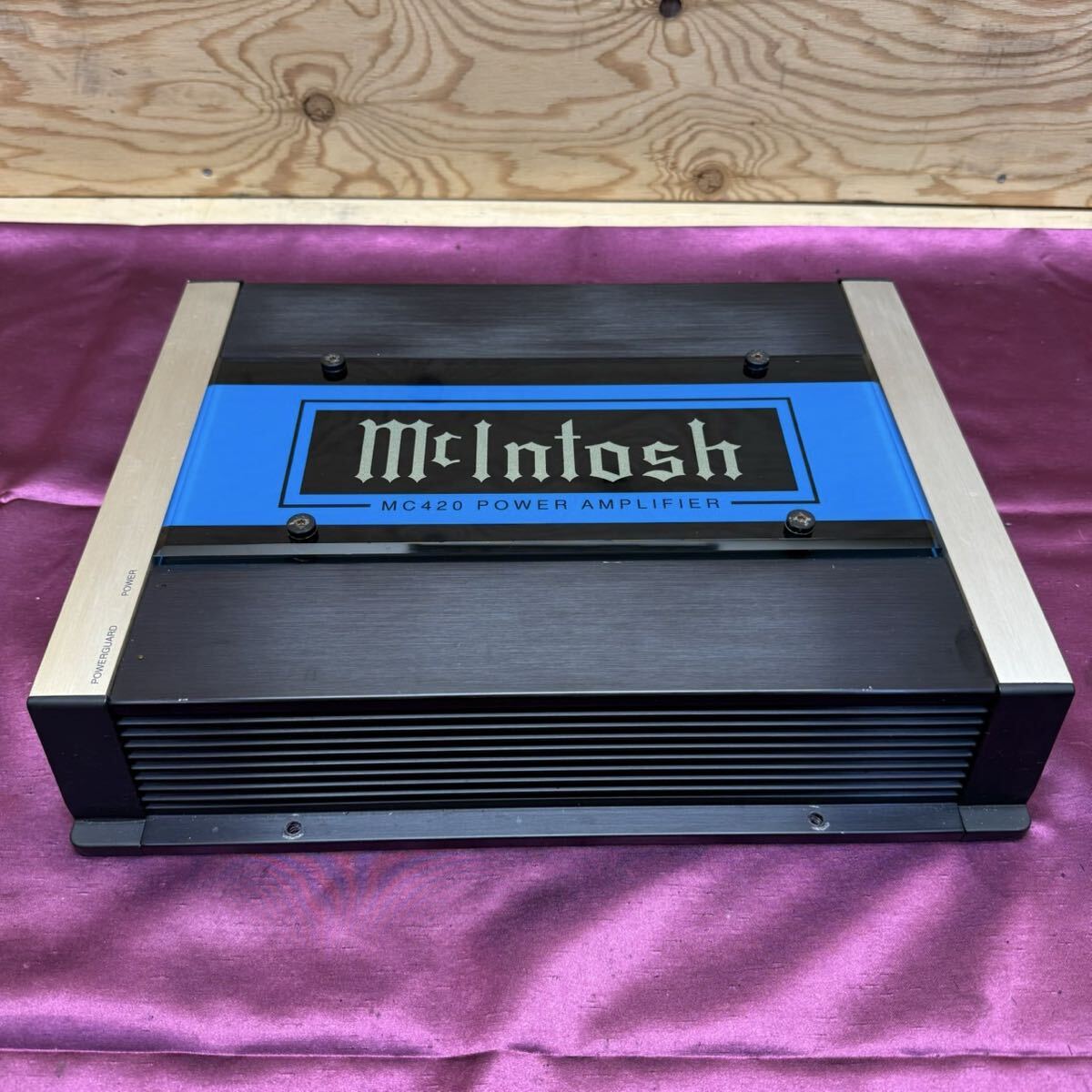 R81095 Macintosh MC420 パワーアンプ カーオーディオ マッキントッシュ 名機 ハイエンドオーディオ 4ch