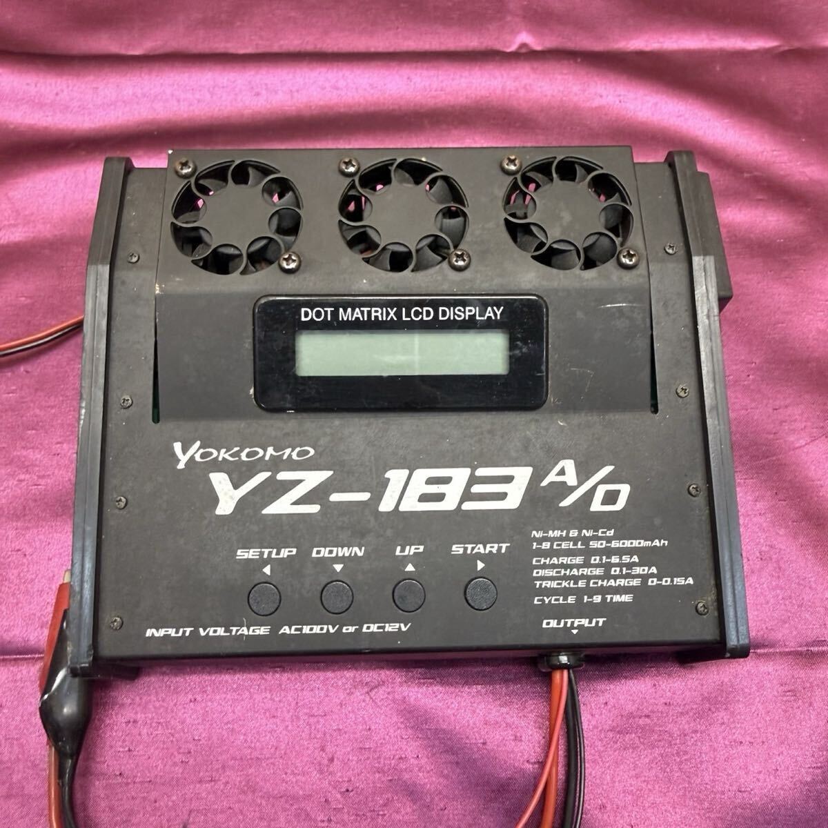 R81237 YOKOMO YZ-183A/D 充電器 放電器 充放電器 ヨコモ ラジコン ニカド ニッカド NI-Cd 電動