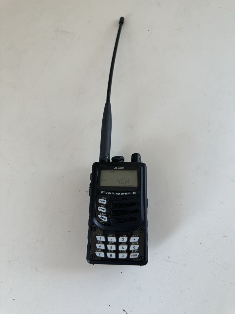 ALINCO WIDE BAND RECEIVER DJ-X8 アルインコ ワイドバンドレシーバー トランシーバー 無線機