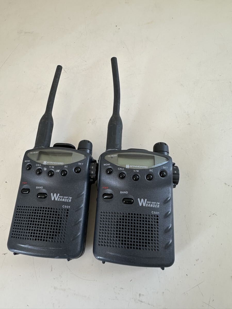 STANDARD C501 特定小電力トランシーバー　計2台　ジャンク