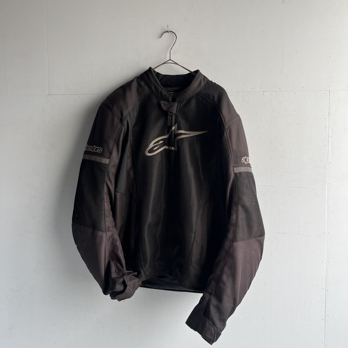 【YS8514】 Alpinestars アルパインスターズ T-FASTER Air メッシュジャケット ブラック バイカー 夏用ライディングジャケット メンズ XL