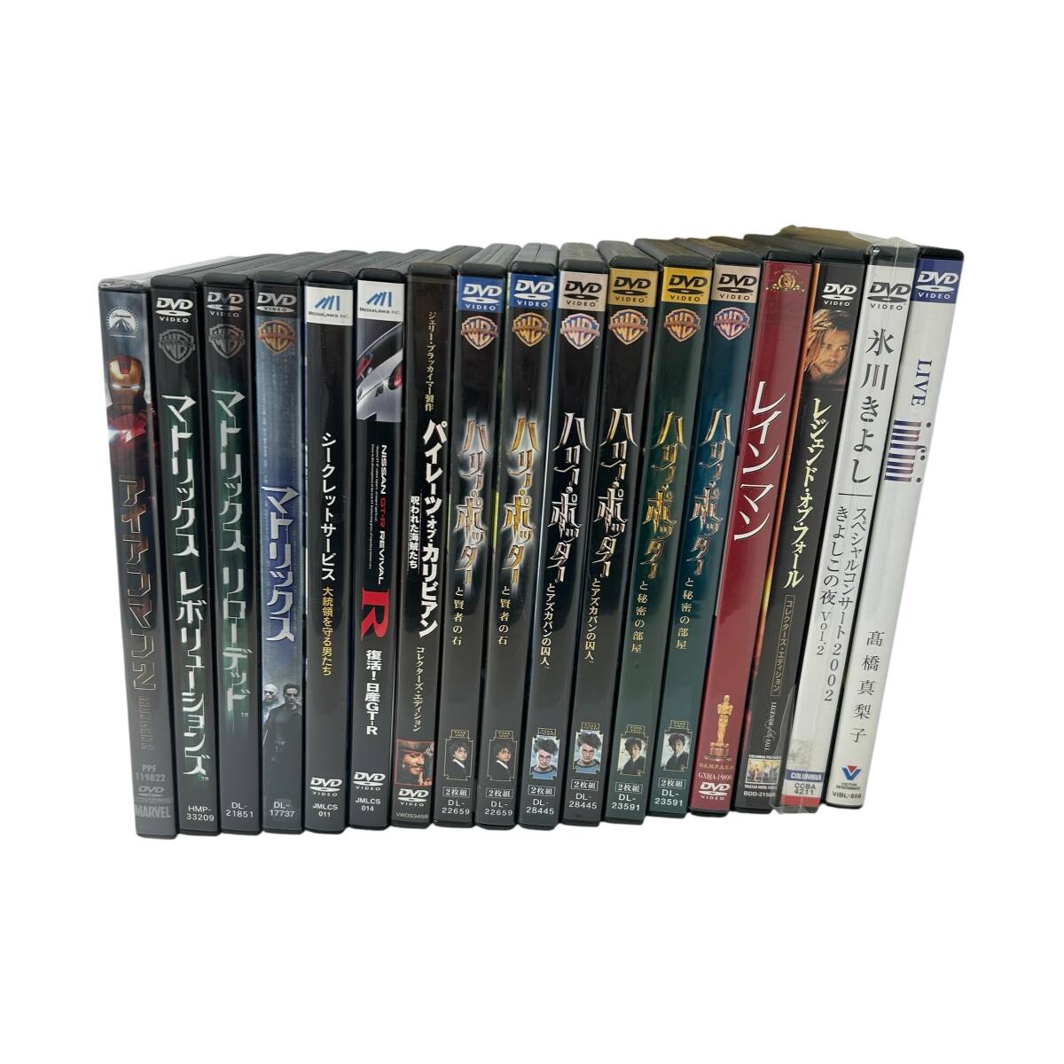 1円スタート DVD まとめ 洋画 ハリーポッター パイレーツオブカリビアン マトリックス アイアンマン レインマン 動作未確認