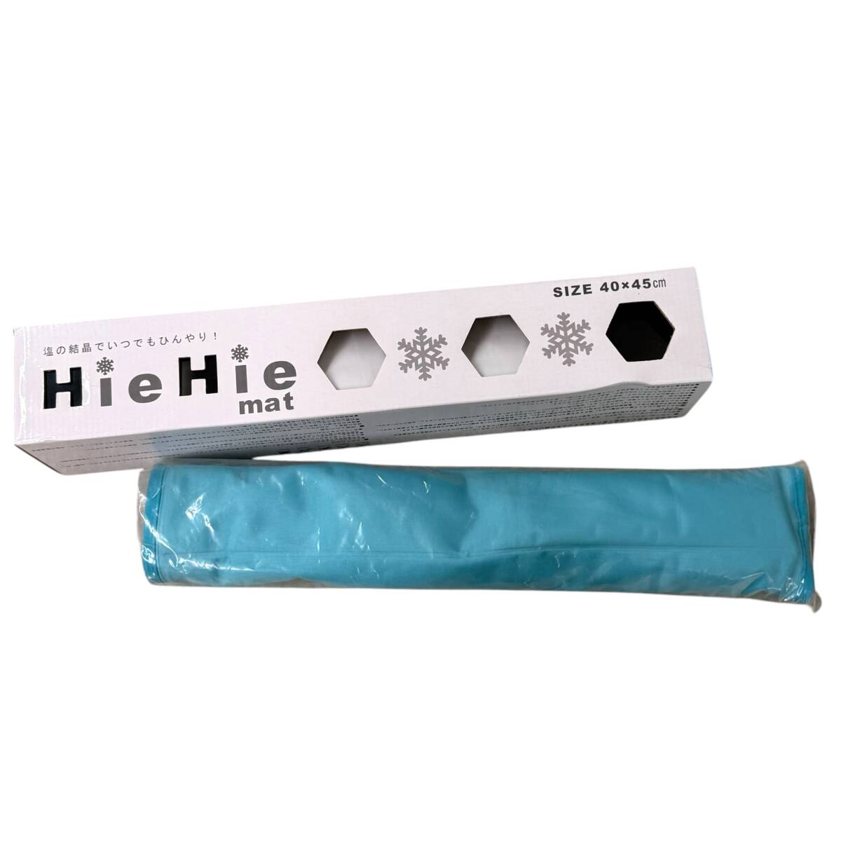 \1～ 冷却マット HieHie Mat ひえひえマット 40×45cm ひんやり 冷感 ジェル ブルー シート 接触冷感 敷きパッド クールマット１スタ