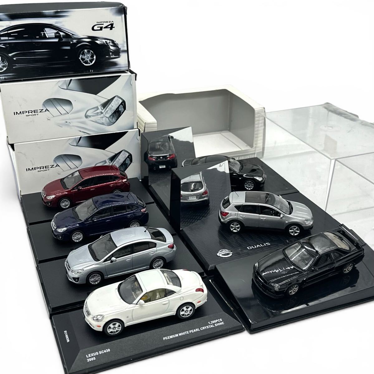 ★コレクター品放出 ミニカー 非売品 1/43 まとめ 京商 SUBARU LEXUS NISSAN スカイラインなど