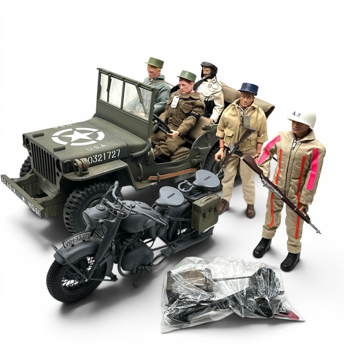 ★コレクター品放出 当時物 GIジョー&WW II HASBRO ハズブロ フィギュア 夢のコラボレーション