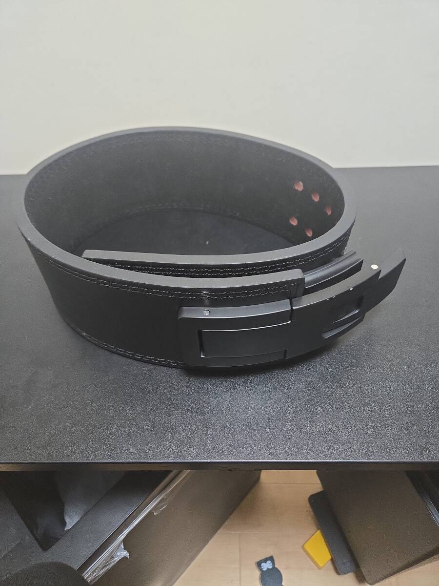 Mサイズ 100cm～ 牛革 ウェイトリフティングベルト レザーウエストサポート レバーバックル パワーリフティング 強力プル スクワット