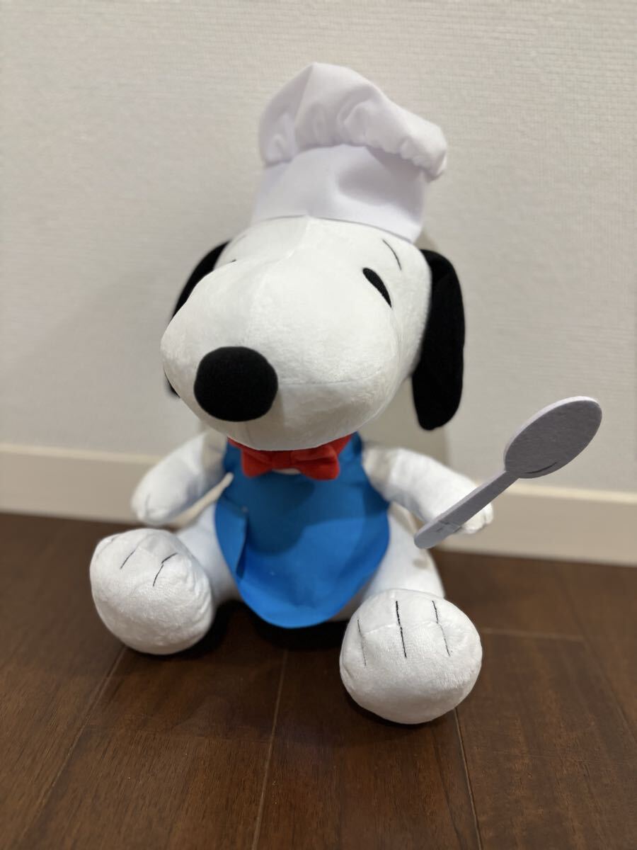 【新品タグ付き】 SNOOPY Lぬいぐるみ クッキング 全1種 スヌーピー セガ プライズ PEANUTS ピーナッツ コック エプロン
