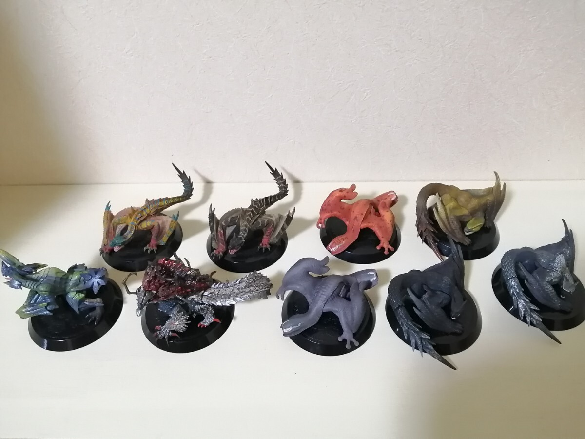 【セブンイレブン限定】全９種セット　モンスターハンター怒りVer.　カプコンフィギュアビルダー　スタンダートモデル