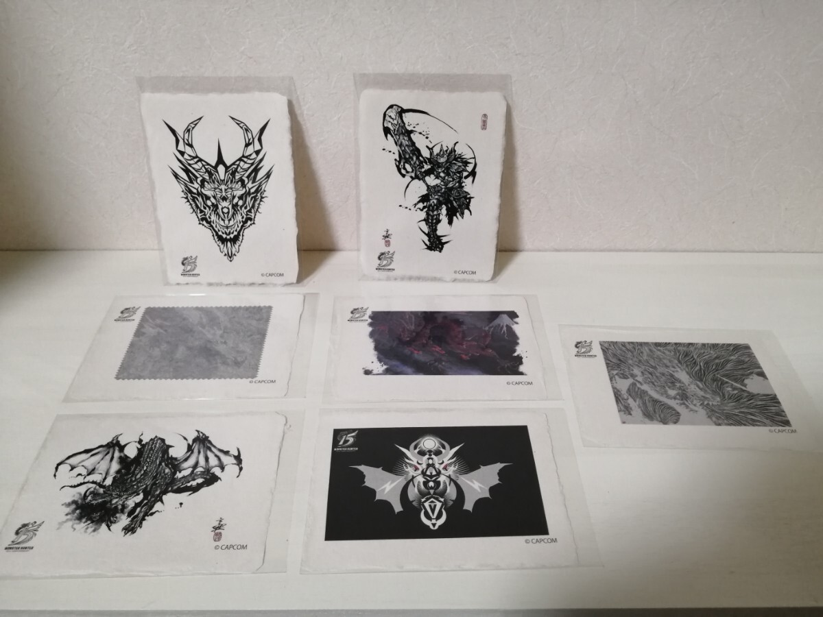 【黒龍ART GALLERY限定】ミラボレアス　ポストカード　全７種セット　モンスターハンター