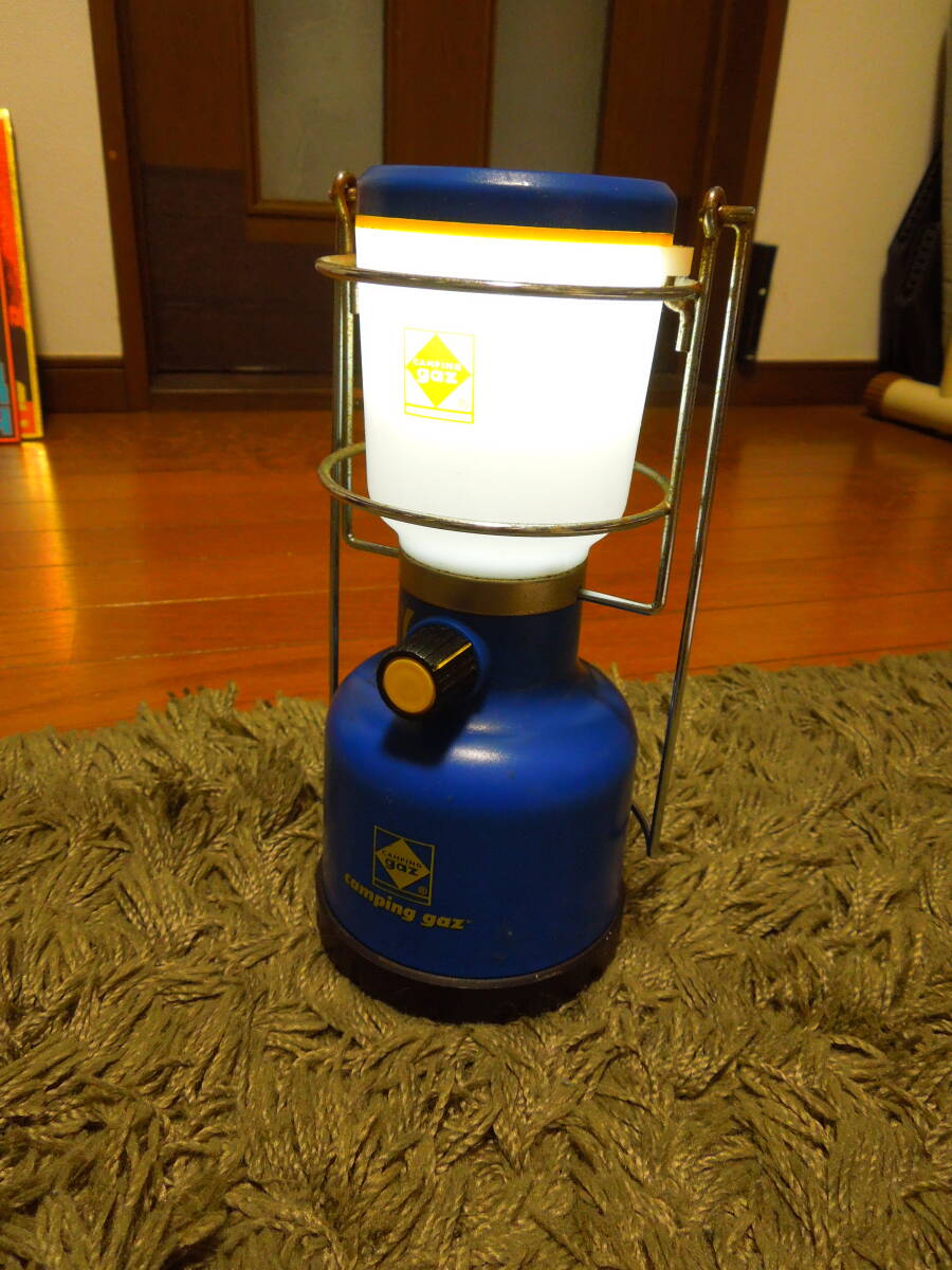 CAMPING GAZ キャンピングガス LED球変更 バッテリーランタン 年数経過使用品現状し