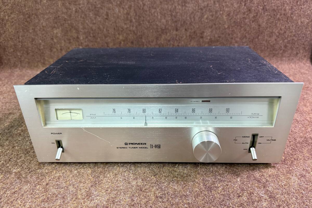 100 2FC／パイオニア ステレオチューナー TX-4450 通電確認済 アンプ PIONEER