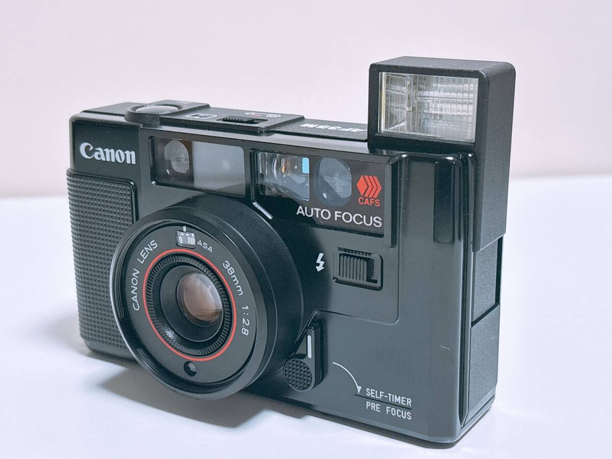 外観超美品・動作品　Canon キヤノン AF35M コンパクトフィルムカメラ CANON LENS 38㎜ 1:2.8
