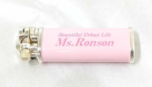◆ライター◆ロンソン ガスライター Ms.Ronson ピンク ミスロンソン 長期保管品