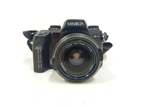 ★フィルムカメラ★ミノルタ α-7 AF ZOOM 35-70mm 1:4(22) 動作未確認 MINOLTA 自宅保管品
