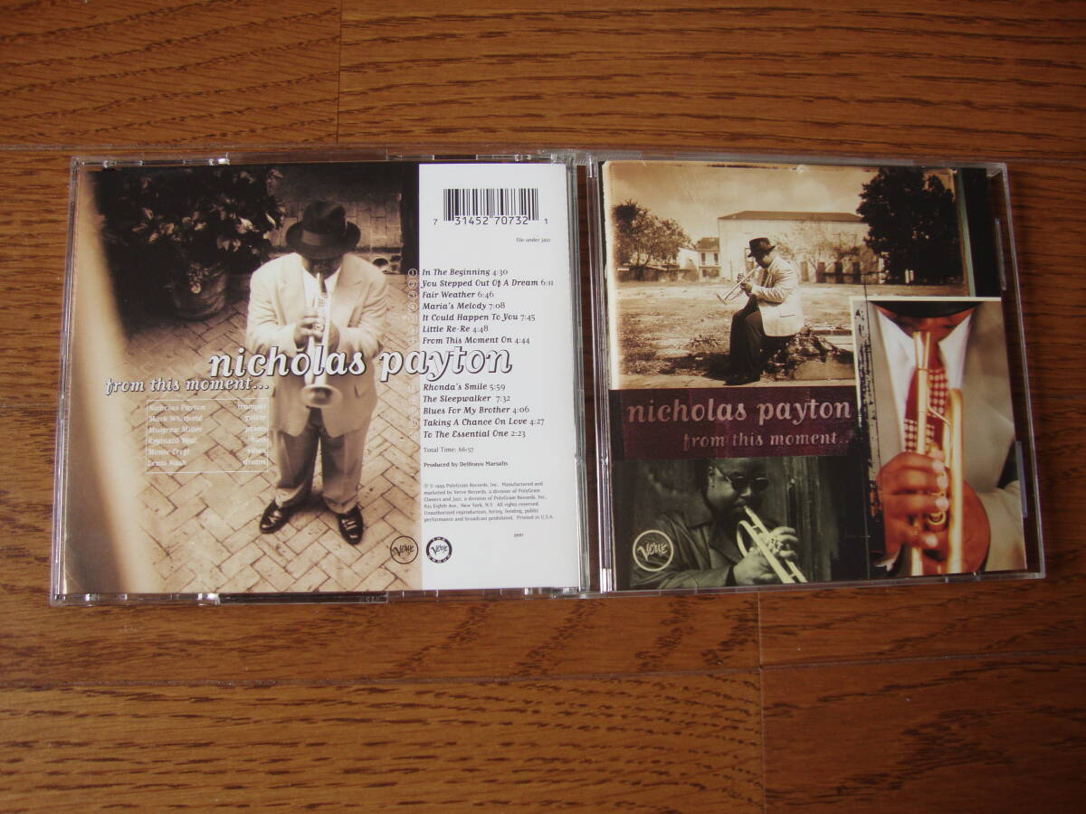 【輸入盤】 ニコラス・ペイトン nicholas payton / from this moment [Mark Whitfield, Mulgrew Miller, Lewis Nash 他]
