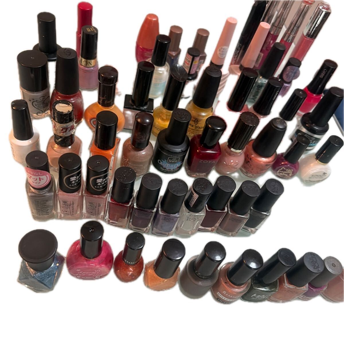 お得　60個　セット　TJ④ まとめ　 マニキュア ネイルカラー ジェル　ラメ　 OPI ZOYA 愛されネイル　ORBIS KONAD 現状品