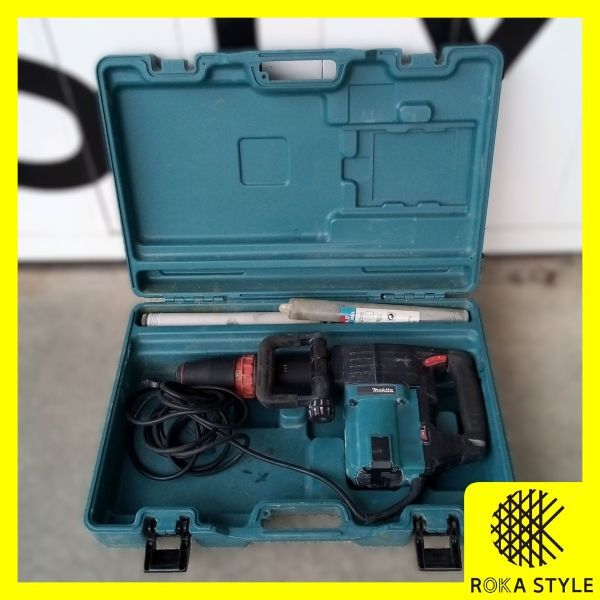 通電OK HM1202C マキタ makita 電動ハンマー チゼル 1450W SDS MAX はつり コンクリート破砕 電動工具 ケース 長期保管品 s160右奥② R8510
