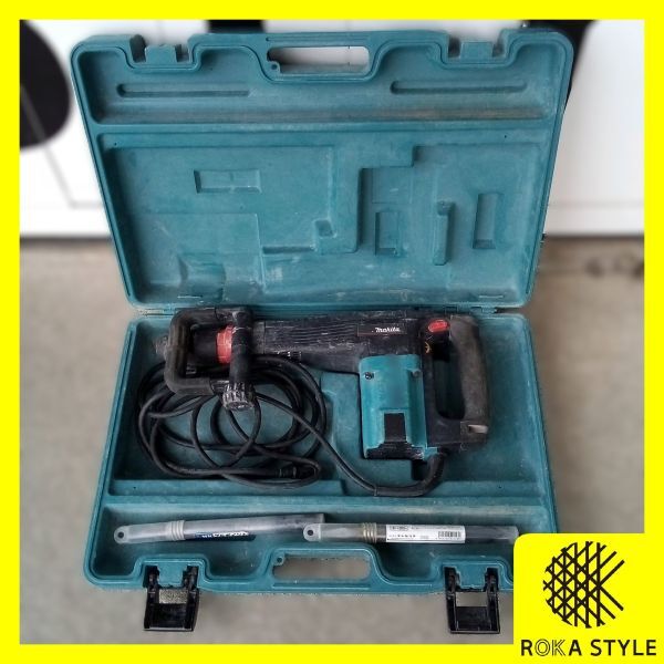 通電OK HM1100C マキタ makita 電動ハンマー チゼル 1050W SDS MAX はつり コンクリート破砕 電動工具 ケース 長期保管品 s140右奥① R8510