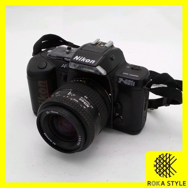 Nikon F-401s ニコン AF NIKKOR 35-70mm F3.3-4.5 フィルム一眼レフカメラ レンズセット アナログ 動作未確認 長期保管品 60 W1n R8517