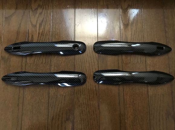 ヤリス ドア ノブ カバー 黒 ヤリスクロス アクア カローラ