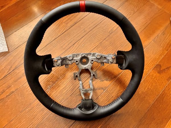 K13 ニスモ マーチ R34 Z E１２ ノート YF15 ジューク 純正 ステアリング 新古 アルカンターラ バックスキン 日産