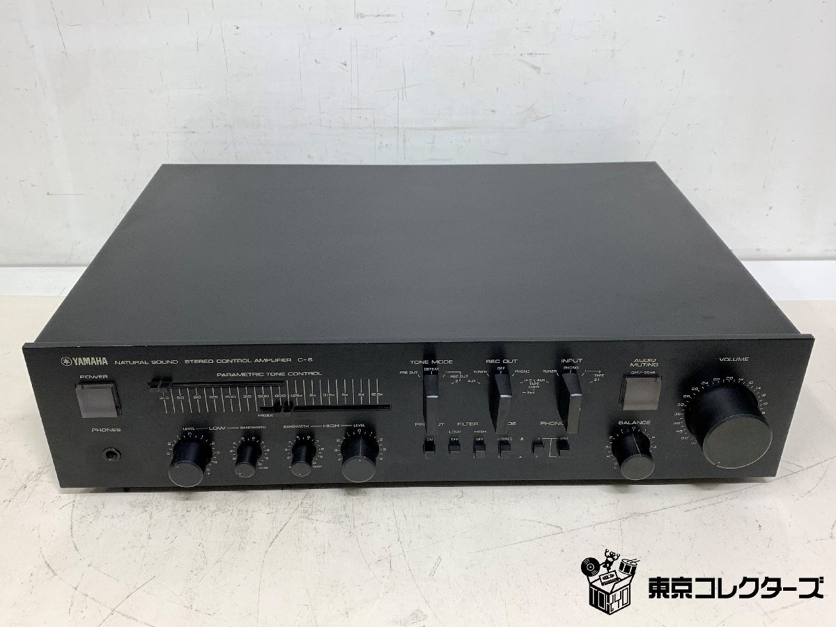 【ジャンク】YAMAHA C-6 ヤマハ コントロールアンプ プリアンプ MADE IN JAPAN ※引取り可 □