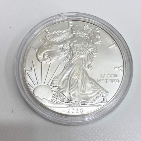 【即決】 ③ 2020年 アメリカ ウォーキング リバティ イーグル銀貨 1オンス 1ドル 貨幣 SV1000 純銀 硬貨 未使用 送料無料
