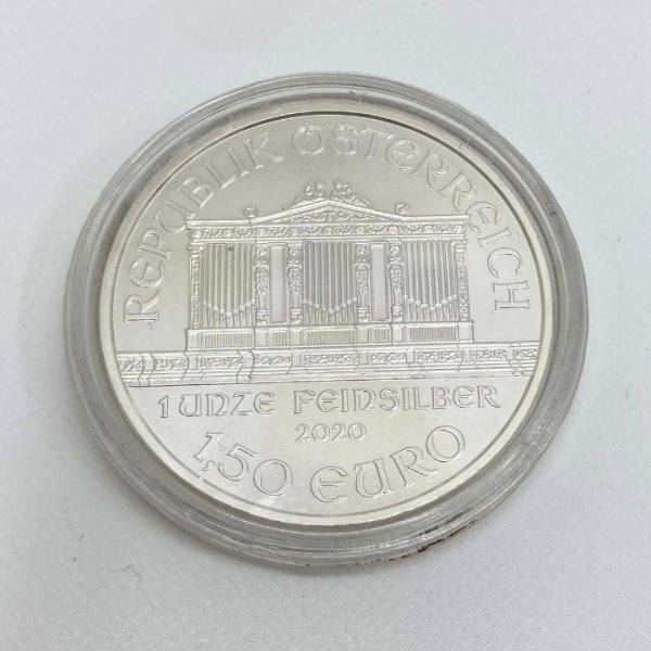【即決】 ⑥ 2021年 オーストリア ウィーン銀貨 1オンス 1.50 EURO 貨幣 SV1000 純銀 硬貨 未使用 送料無料