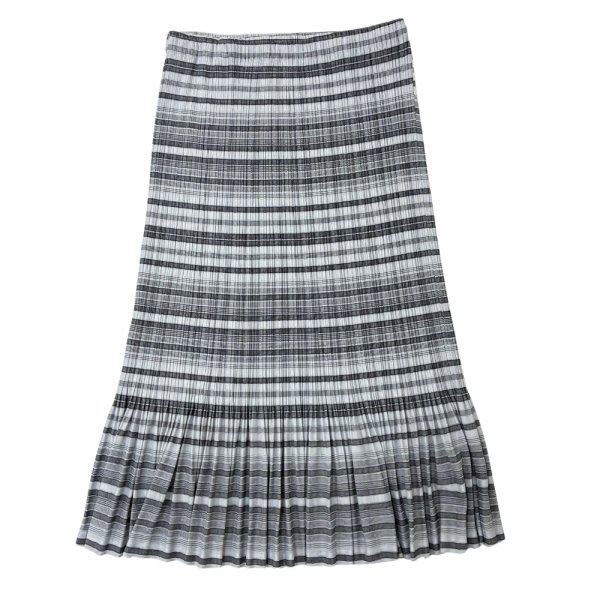 【即決】 プリーツプリーズ PLEATS PLEASE イッセイミヤケ ISSEY MIYAKE プリーツ スカート PP81-JG573 サイズ3 グレー系 美品