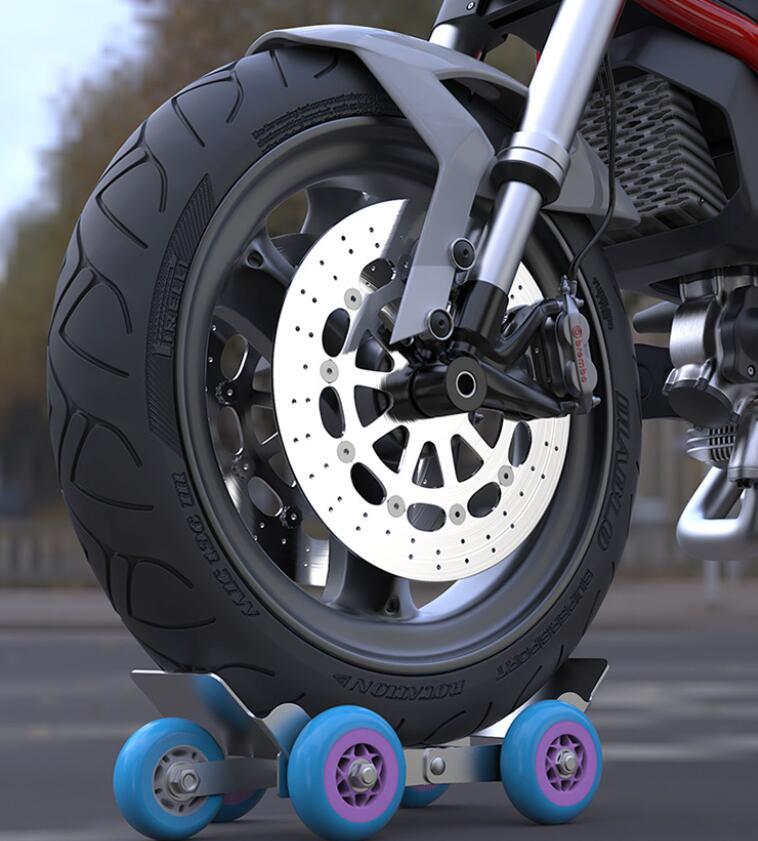 人気品バイクリフト バイク整備工具 バイク移動台車 バイクドーリー サイドスタンド オートバイドーリー 折り畳み 収納便利 コンパクト