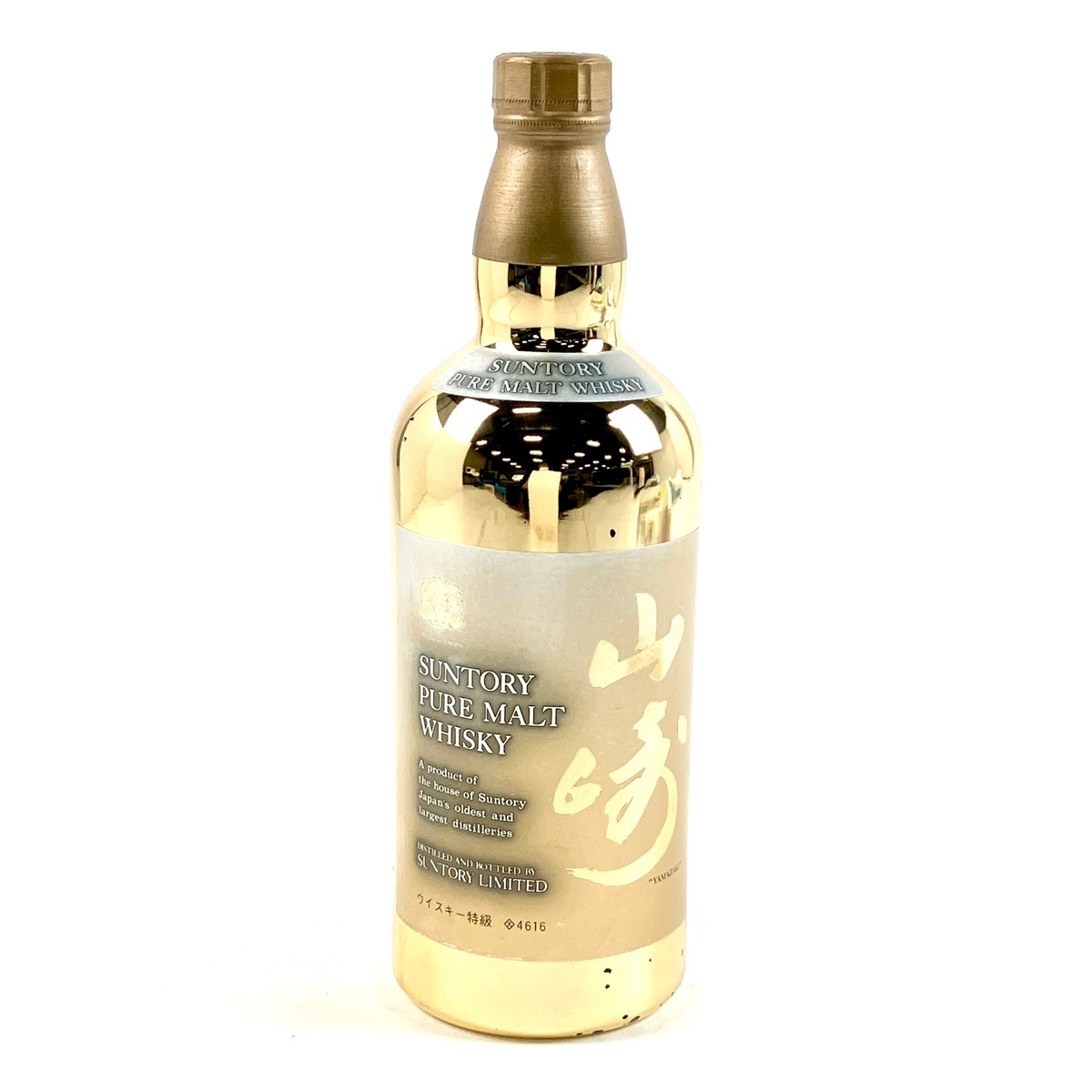 【東京都内限定お届け】 サントリー SUNTORY 山崎 ピュアモルト 60周年記念 ゴールドボトル 760ml 国産ウイスキー 【古酒】