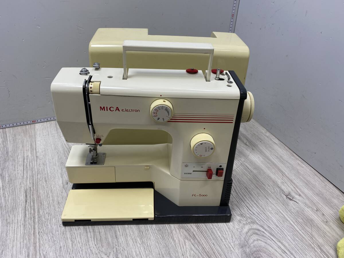 5/26 *13 MICA ELECTRON FE-5000 ミシン ハンドクラフト(中古/現状品/動作未確認ジャンク)