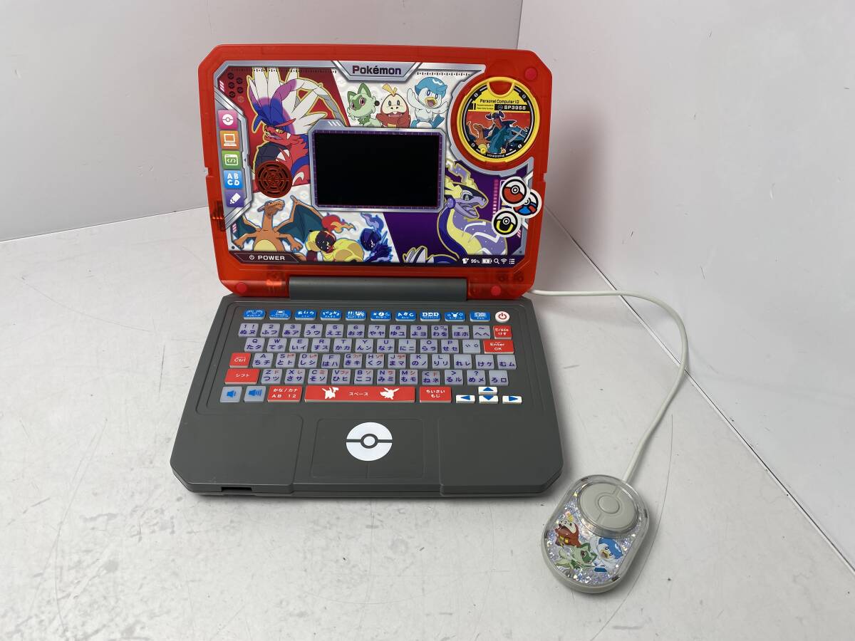 5/26 セガトイズ ポケモンスタディ 光るぜ！ポケモンタイピングPC ポケモン パソコン 学習玩具(中古/現状品/動作未確認ジャンク)