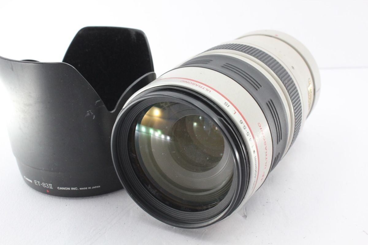 ★実用品★ キヤノン CANON EF 100-400mm F4.5-5.6 L IS USM 《フード 付き》 A5 A7946