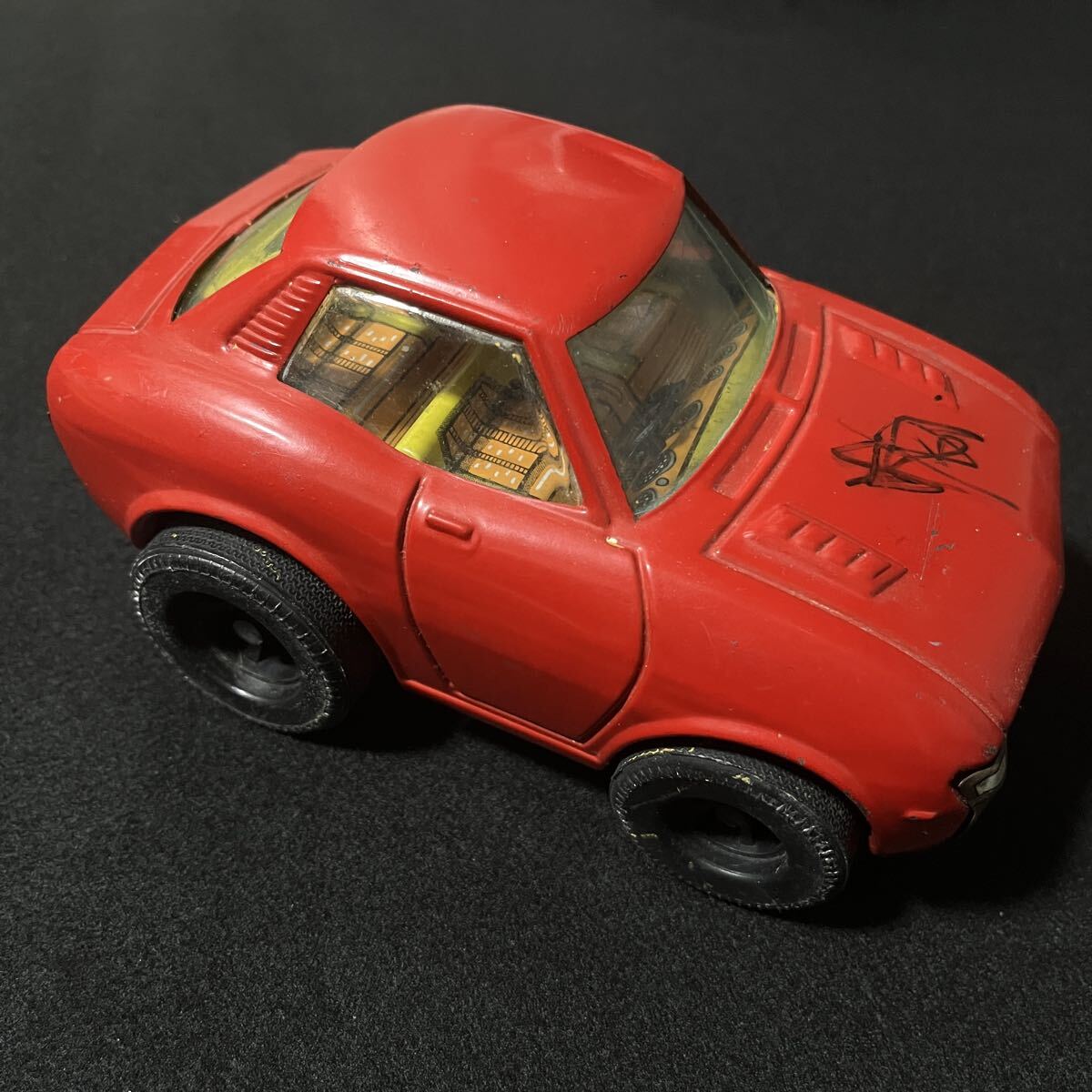 【当時物】TOYOTA CELICA トヨタ セリカ　ダイヤ DAIYA フリクション 旧車 デフォルメカー ブリキ ビンテージ 日本製 ジャンク