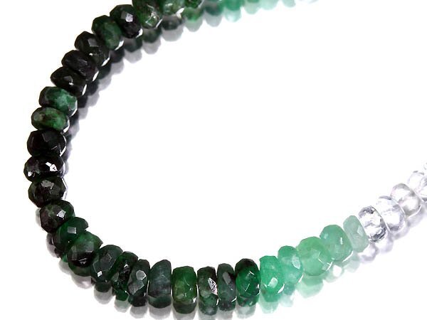 M17786.5SS【1円～】新品【RK宝石】≪Emerald≫ 豪華絢爛!! 天然エメラルド 天然ベリル K18WG 高級 ビーズ ネックレス
