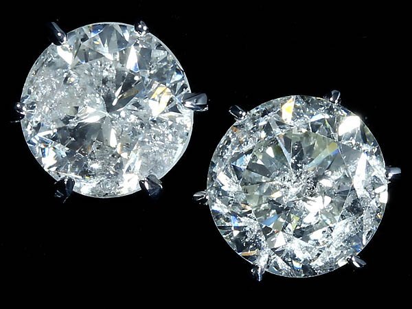 IW17445SS【1円～】新品【RK宝石】≪DIAMOND≫ 上質ダイヤモンド 特大 1.2ct / 1.18ct K18WG 超高級 一粒ダイヤ ピアス