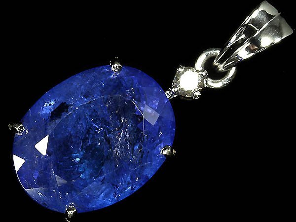 ML18566SS【1円～】新品【RK宝石】希少宝石 天然タンザナイト 特大10.88ct!! 極上ダイヤモンド K18WG 高級ペンダントヘッド ネックレス