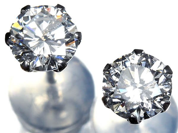 IM18538S【1円～】新品【RK宝石】≪DIAMOND≫ 極上ダイヤモンド 【カラーF＆G】 VERY GOOD 0.246ct/0.239ct Pt900 高級 一粒ダイヤ ピアス