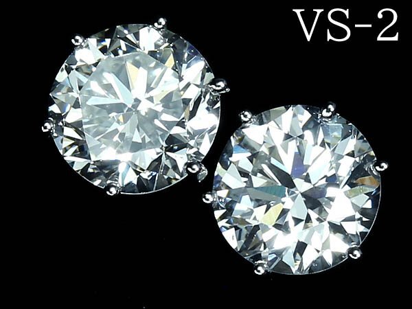 GL18433SS【1円～】新品【RK宝石】≪DIAMOND≫ 極上ダイヤモンド VS-2 GOOD 大粒 0.518ct / 0.501ct Pt900 超高級 一粒ダイヤ ピアス